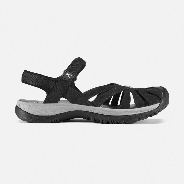 Keen Webbing Upper Rose Sandals - Women's Black Grey Sandals